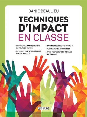 cover image of Techniques d'impact en classe